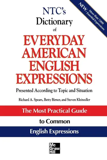 Cover of NTC's Dictionary of Everyday American English Expressions (McGraw-Hill ESL References)