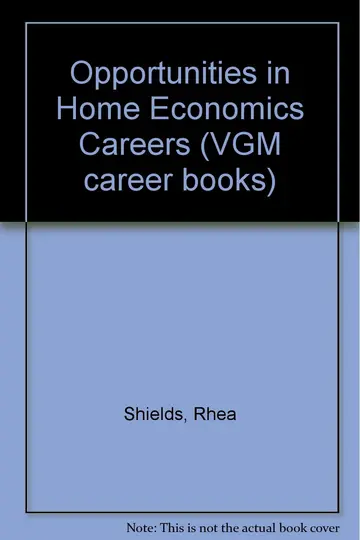 Cover of Opportunities in Home Economics Careers
