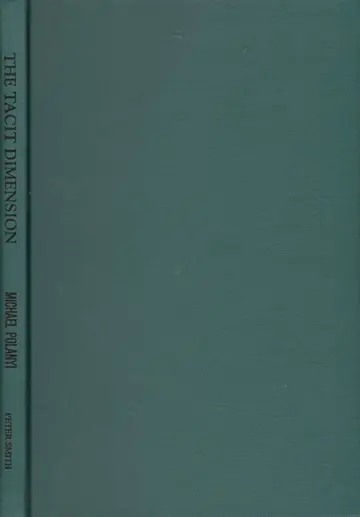 Cover of The Tacit Dimension
