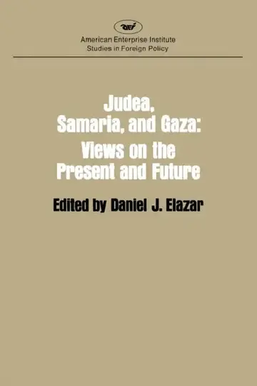 Cover of Judaea, Samaria and Gaza