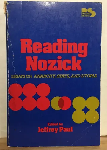 Cover of Reading Nozick Pap CB