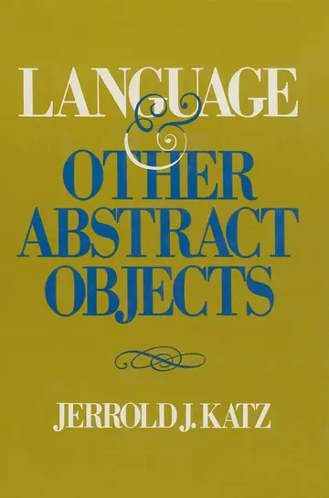 Cover of Language and Other Abstract Objects