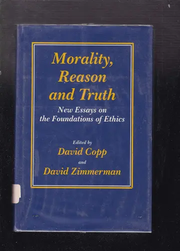 Cover of Morality, Reason and Truth