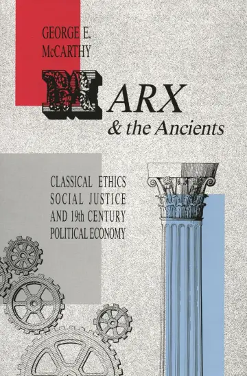 Cover of Marx and the Ancients