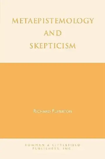 Cover of Metaepistemology and Skepticism