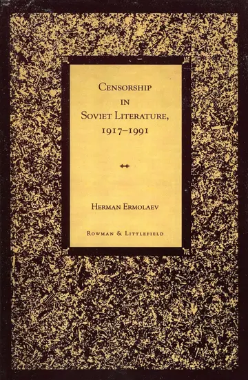 Cover of Censorship in Soviet Literature, 1917-1991