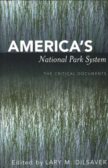 Cover of America's National Park System