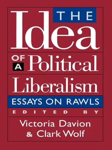 Cover of The Idea of a Political Liberalism