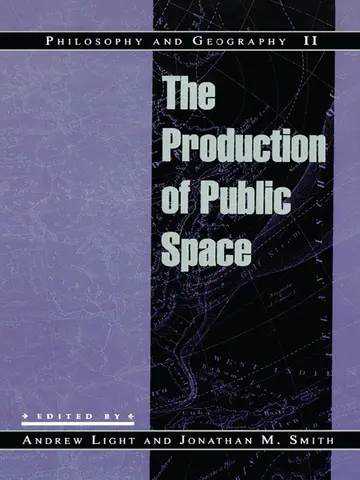 Cover of The Production of Public Space