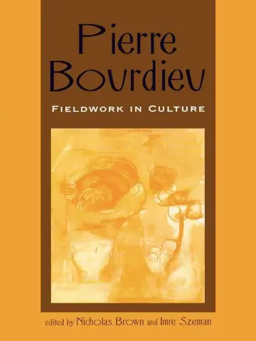 Cover of Pierre Bourdieu
