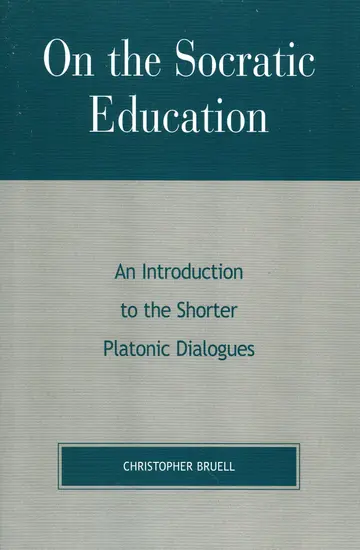 Cover of On the Socratic Education
