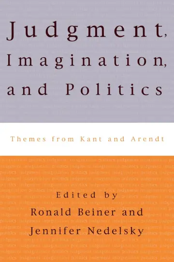 Cover of Judgment, Imagination, and Politics