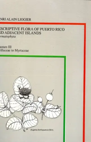 Cover of Descriptive Flora of Puerto Rico and Adjacent Islands