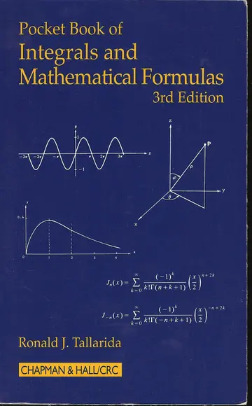 Cover of Pocket Book of Integrals and Mathematical Formulas