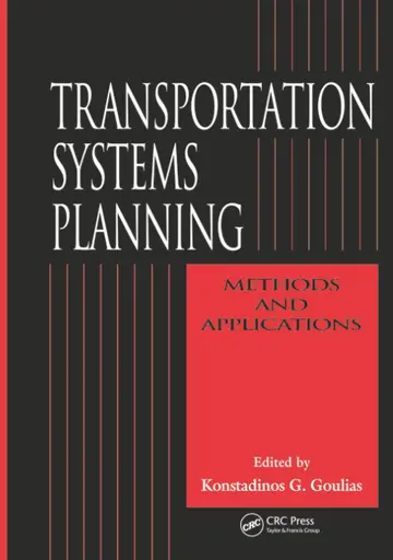 Cover of Transportation Systems Planning
