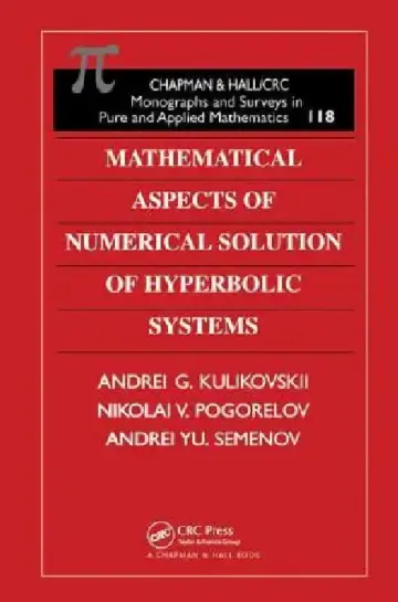 Cover of Mathematical Aspects of Numerical Solution of Hyperbolic Systems