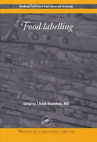 Cover of Food Labelling