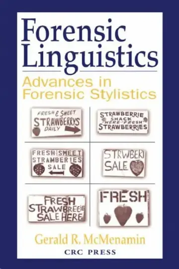 Cover of Forensic Linguistics