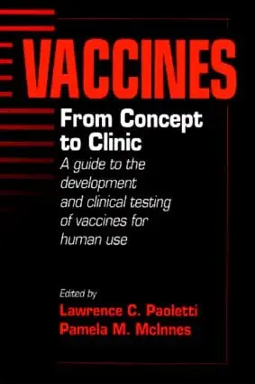 Cover of Vaccines from Concept to Clinic