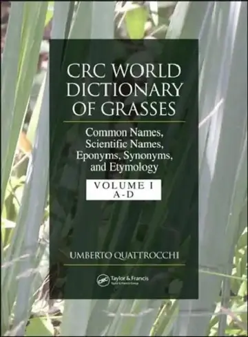 Cover of CRC World Dictionary of Grasses