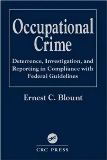 Cover of Occupational Crime