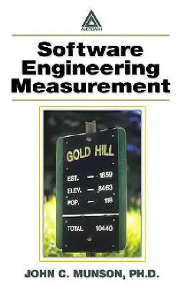 Cover of Software Engineering Measurement