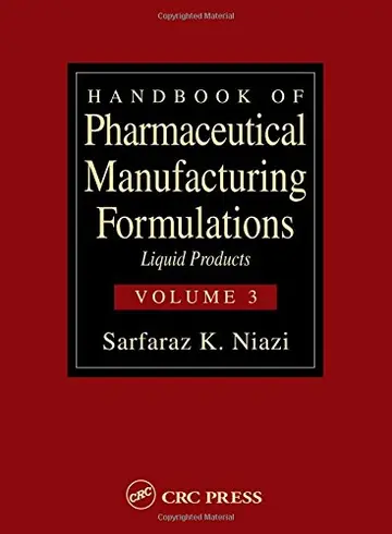 Cover of Handbook of Pharmaceutical Manufacturing Formulations