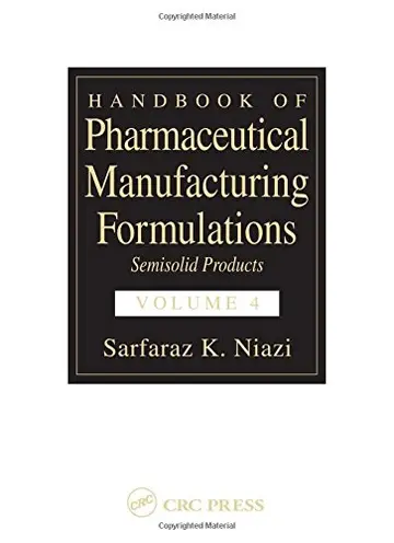 Cover of Handbook of Pharmaceutical Manufacturing Formulations