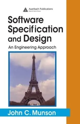 Cover of Software Specification and Design