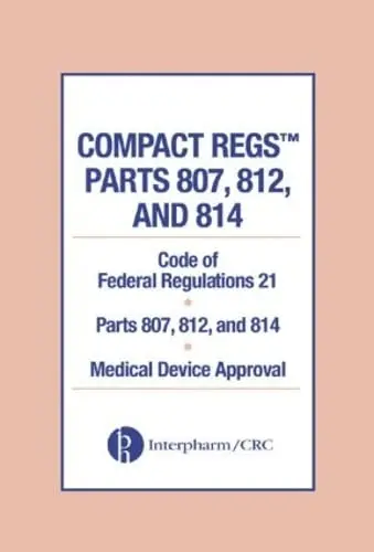 Cover of Compact Regs Parts 807, 812, and 814