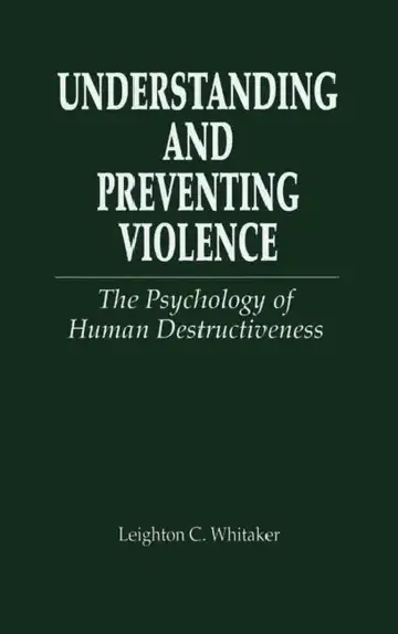 Cover of Understanding and Preventing Violence