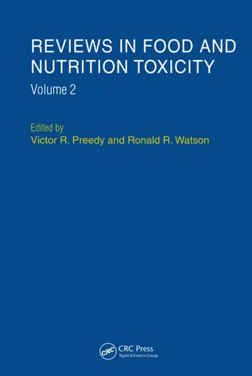 Cover of Reviews in Food and Nutrition Toxicity (2)