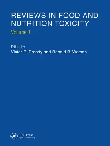 Cover of Reviews in Food and Nutrition Toxicity, Volume 3