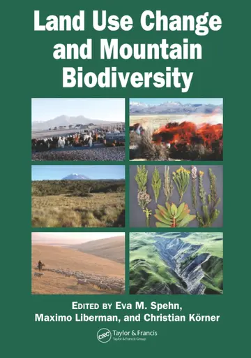 Cover of Land Use Change and Mountain Biodiversity