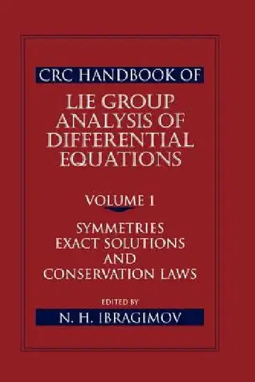Cover of CRC Handbook of Lie Group Analysis of Differential Equations
