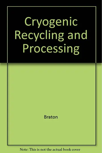 Cover of Cryogenic Recycling & Procing