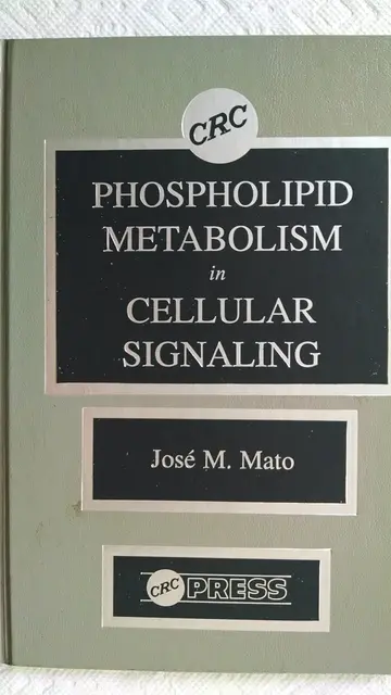 Cover of Phospholipid Metabolism in Cellular Signaling