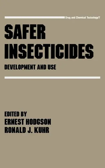Cover of Safer Insecticides
