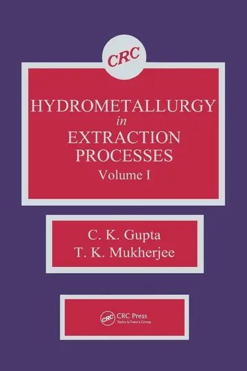 Cover of Hydrometallurgy in Extraction Processes
