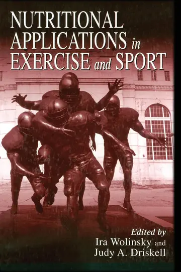 Cover of Nutritional Applications in Exercise and Sport