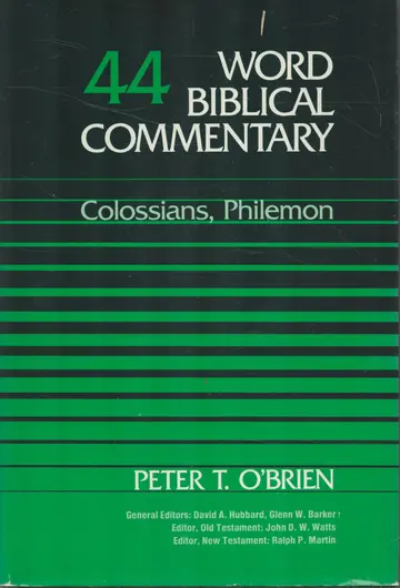 Cover of Colossians, Philemon