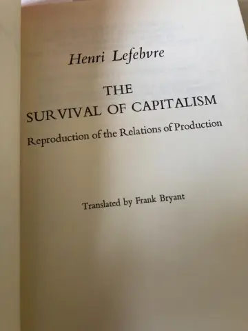 Cover of Survival of Capitalism
