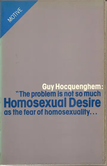 Cover of Homosexual Desire