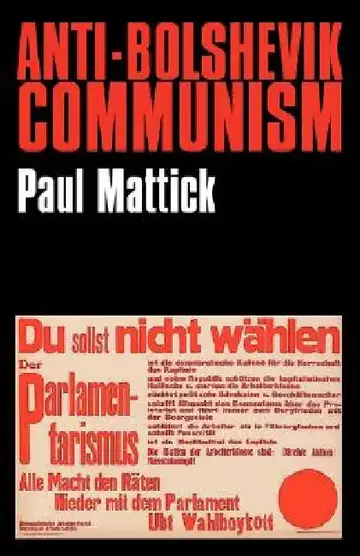 Cover of Anti-Bolshevik Communism