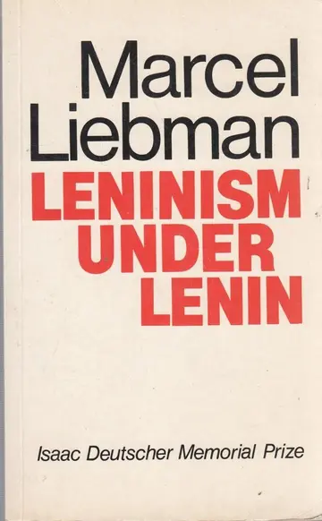 Cover of Leninism Under Lenin