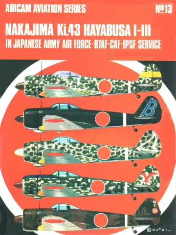 Cover of Nakajima Ki.43, Hayabusa 1-111 in Japanese Army Air Force, R.T.A.F., C.A.F., I.P.C.F. Service
