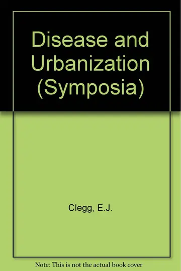 Cover of Disease and Urbanization