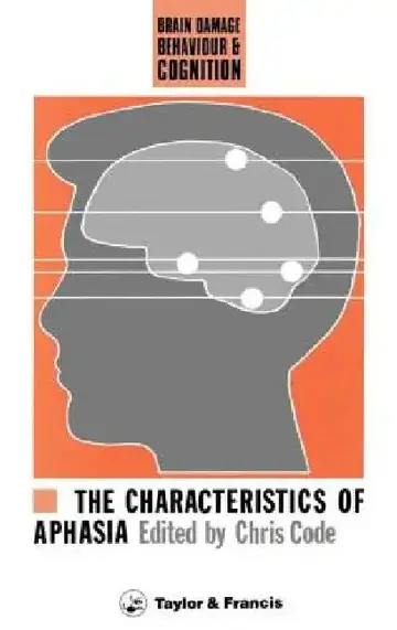 Cover of The Characteristics of Aphasia