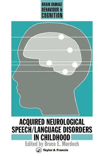 Cover of Acquired Neurological Speech/Language Disorders in Childhood