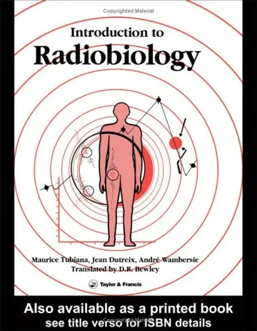 Cover of Introduction to Radiobiology